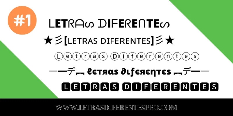 Letras Diferentes Letras Diferentes